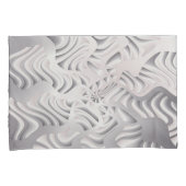 zilveren sneeuwvlok kussensloop (Voorkant-Rechts)