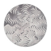 zilveren sneeuwvlok snijplank (Voorkant)