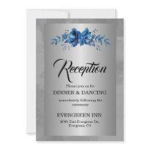 Zilveren Soirée: Een Bloeiende Blauwe Aangelegenhe