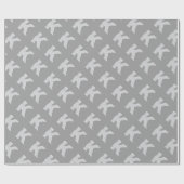 Zilveren Sparkle Letter K Cadeaupapier (Vlak)