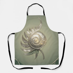 Zilveren Spiraalvaren Schelp Art Nouveau Schort
