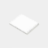 Zilveren Stardust Confetti Huwelijksplanner Post-it® Notes (Schuin)