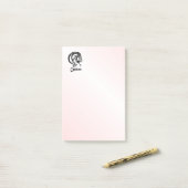 Zilveren Steenbok de Zeegeit Dierenriem Post-it® Notes (Op bureau)