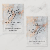 Zilveren steengroeve online RSVP & details Mighty Visitekaartje (Voorkant / Achterkant)