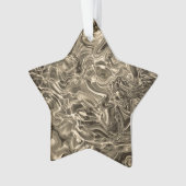 ZILVEREN STER ORNAMENT (voorkant)