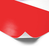 Zilveren ster viering poster (Hoek)