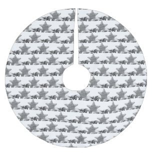 ** ZILVEREN STERREN** KERSTBOOM ROK