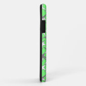 Zilveren sterren op kalkgroen Case-Mate iPhone case (Achterkant/rechts)
