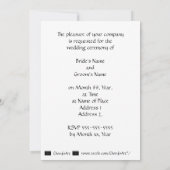 Zilveren sterren op uitingen van het zwarte huweli kaart (Achterkant)