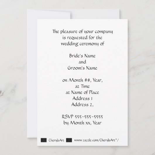 Zilveren sterren op uitingen van het zwarte huweli kaart (Achterkant)