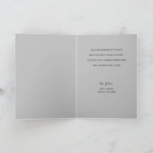 Zilveren sterren op zwarte kerst feestdagen kaart (Binnen)