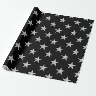 Zilveren Sterren Patroon Cadeaupapier