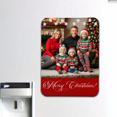 Zilveren Sterren Speciale Kerst Familie Foto Magneet