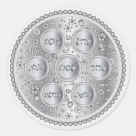 Zilveren Stickers voor Bord met passeerdebiet