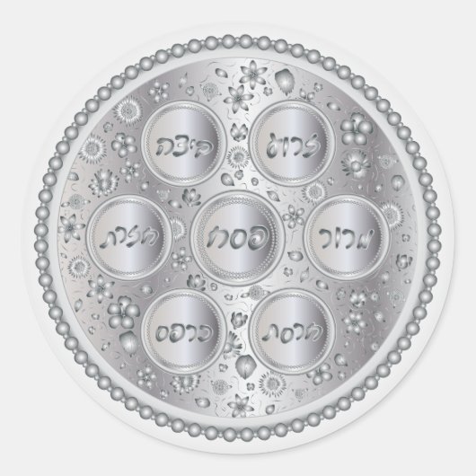 Zilveren Stickers voor Bord met passeerdebiet (Voorkant)