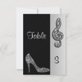 Zilveren Stiletto & Drieklank Kaart (Achterkant)