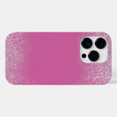 Zilveren stof en roze telefoonhoes Case-Mate iPhone case (Achterkant (horizontaal))