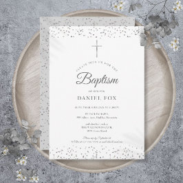 Zilveren Stofdoop Sterrendop Kaart