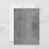 zilveren string lichten bruiloft RSVP kaarten (Achterkant)