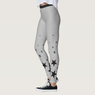 Zilveren superster leggings