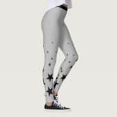 Zilveren superster leggings (Rechts)