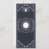  zilveren Tarot Kaart Foto Sla de datum op (Achterkant)