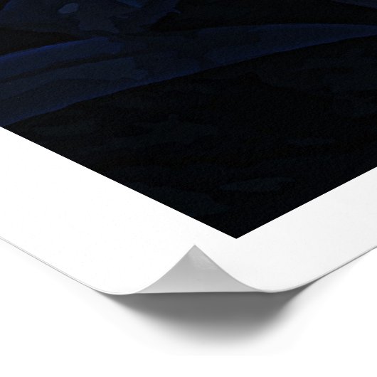 ZILVEREN TIJGER POSTER (Hoek)