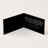 Zilveren Tone Achtergrond Bouwdiensten Visitekaartje (Binnen)