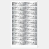 Zilveren Trendproduct Pot Dünne Verzegelingslabel Labels (Vel)