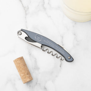 Zilveren trouwdag 25 jaar foto omgekeerde kurkentrekker