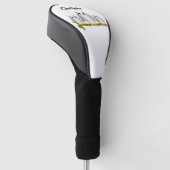 Zilveren Uilen Ontwerp Gepersonaliseerd Golfheadcover (Schuin)