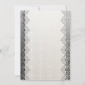 Zilveren uitnodiging 25-jarig jubileum (Achterkant)