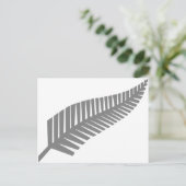 Zilveren Varen van Nieuw Zeeland Briefkaart (Staand voorkant)