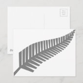 Zilveren Varen van Nieuw Zeeland Briefkaart (Voorkant / Achterkant)