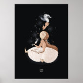 ZILVEREN VEER EEKHOORN van Alexandra Dikaia Poster (Voorkant)