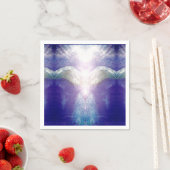 zilveren violet engel servetten (Insitu)