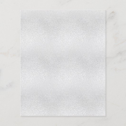 Zilveren violet paarse budget bruiloft uitnodiging (Achterkant)