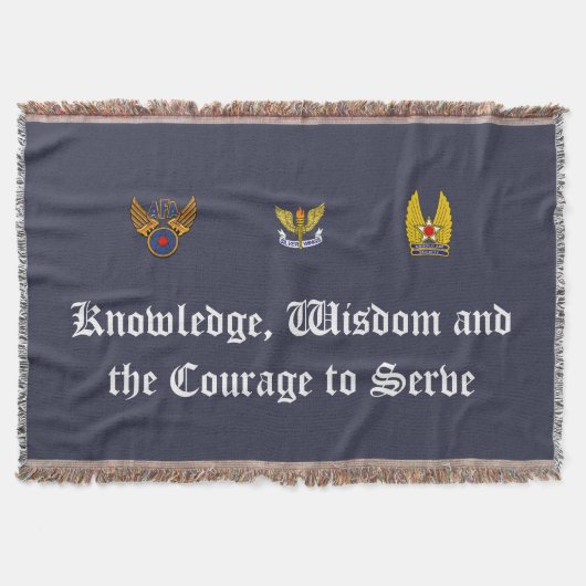 Zilveren vleugels gooien deken (Voorkant)