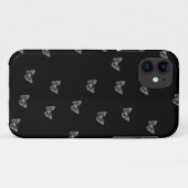 Zilveren Vlinders Case-Mate iPhone Case (Achterkant (horizontaal))