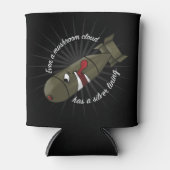 Zilveren voering koelbox blikjeskoeler (Voorkant)