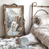 Zilveren voering Parijse Fantasy Portret & Parasol Tissuepapier