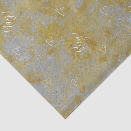 Zilveren voering tissuepapier (Detail)