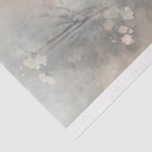 Zilveren voering, witte pauw, Parijse fantasie Tissuepapier (Detail)