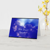 zilveren voeringssympathieën kaart (Gele Bloem)