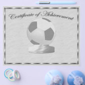 Zilveren Voetbal Certificaat van Prestatie Flyer (Enkel)