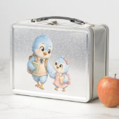 Zilveren Vogel Broer Lunchbox (In situ)