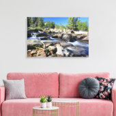 Zilveren vork van de Amerikaanse rivier, Canvas (Insitu (Woonkamer))
