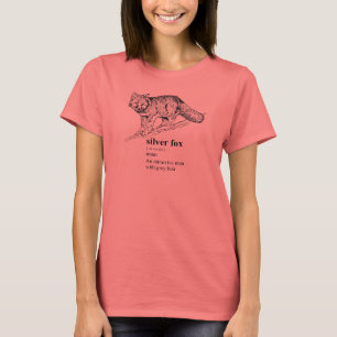 ZILVEREN VOS T-SHIRT