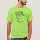 ZILVEREN VOS T-SHIRT (Voorkant)