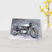 zilveren Waterverf Kaart (Gele Bloem)